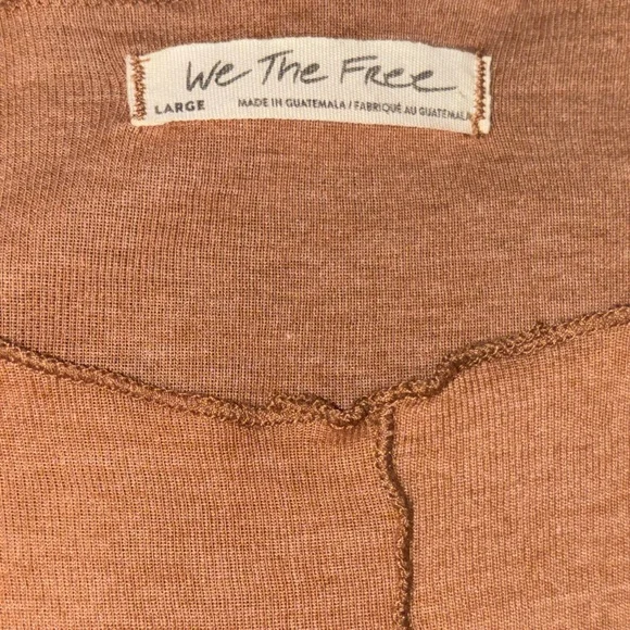 🍂FREE PEOPLE🍂CINNAMON BELL SLEEVE UNRHYMED TEE🍂 - Picture 10 of 12